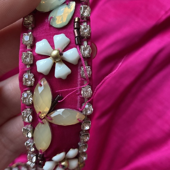 2 Piece Mac Duggal Pink embellished skirt set Festive / event / pageant / Barbie - Picture 7 of 17